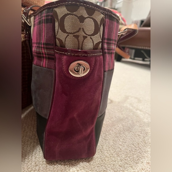 Authentic EUC Patchwork Coach Tote - Picture 2 of 9